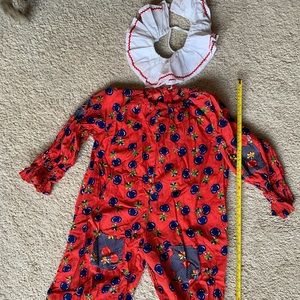 Vintage homemade clown costume